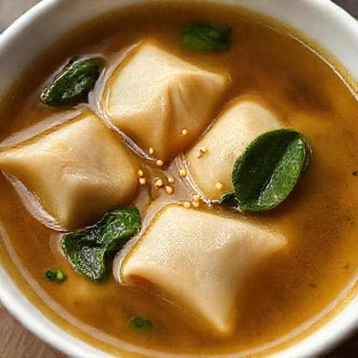 Γρήγορη Σούπα Wonton με Έτοιμα Wonton