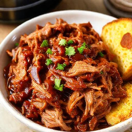 Γρήγορο Τραβηγμένο Χοιρινό (Slow Cooker)