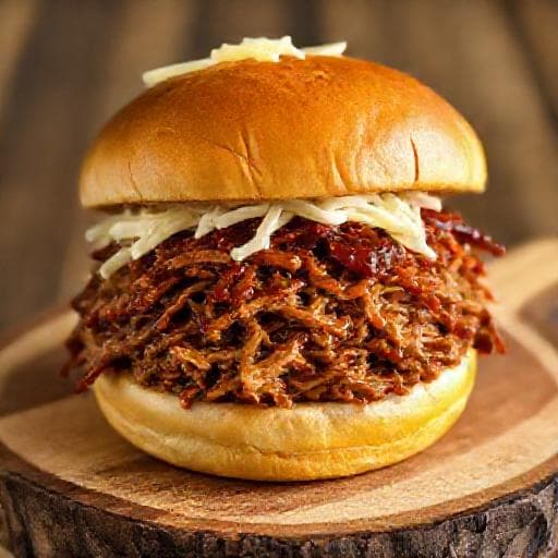 Κλασικό Μπέργκερ με Pulled Pork