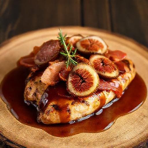 Κοτόπουλο Marsala με Προσούτο και Σύκα