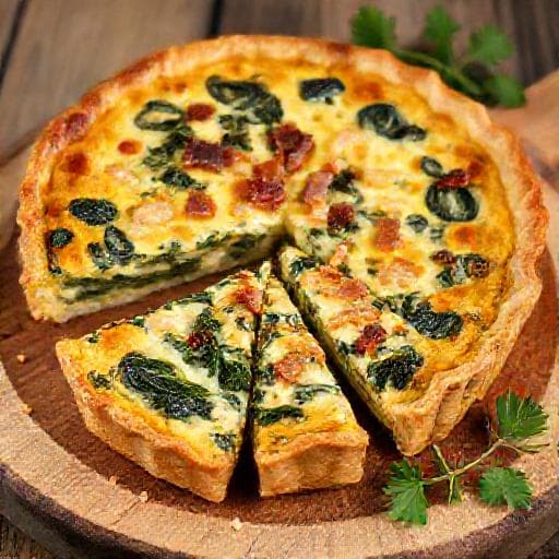 Classic Spinach Quiche Lorraine