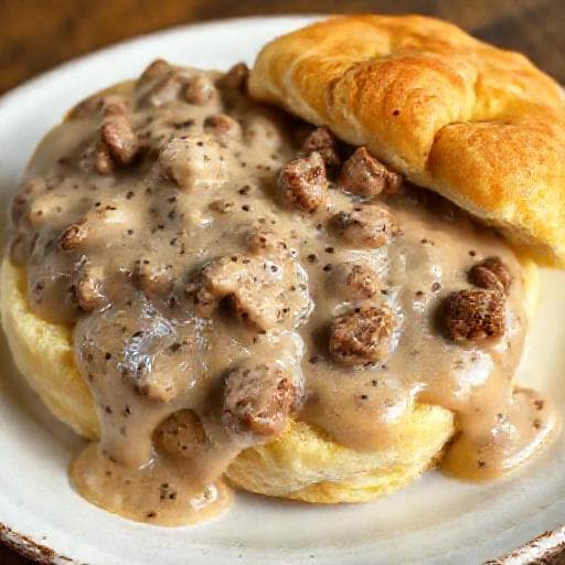 Classic Southern Biscuits and Gravy