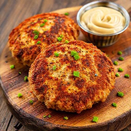 Spicy Cajun Salmon Patties
