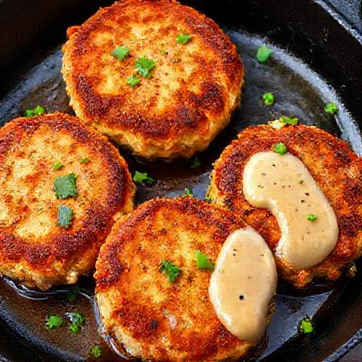 Spicy Cajun Crab Cakes