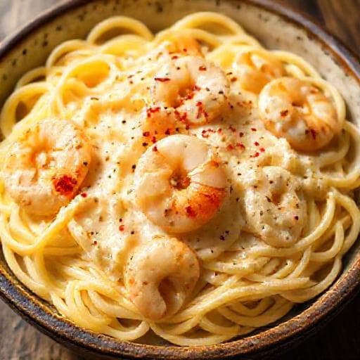 Quick & Easy Shrimp Alfredo