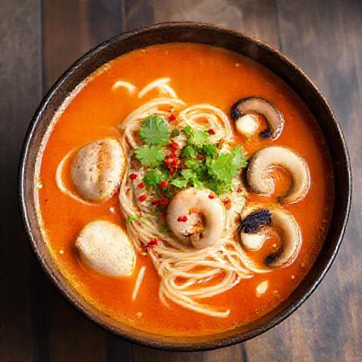 Quick Tom Yum Noodle Soup