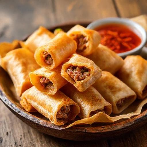 Quick Crispy Spring Rolls (Lumpia Shanghai)