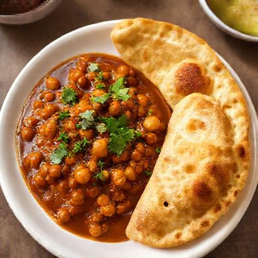 Quick Chole Bhature (Simplified)