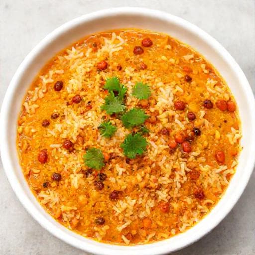 Masoor Dal Khichdi (Quick Version)