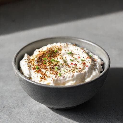 Savory Cottage Cheese Breakfast Bowl with Everything Bagel Seasoning