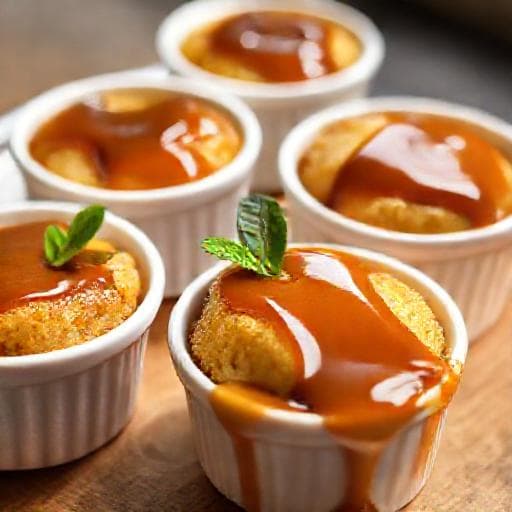Quick Malva Pudding Cups