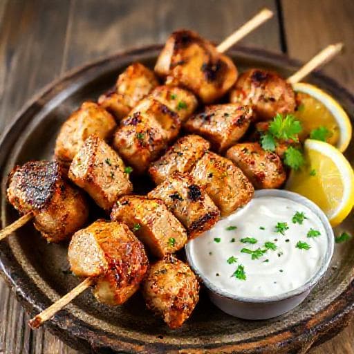 Classic Greek Chicken Souvlaki