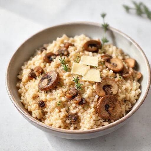 Quick Mushroom Risotto