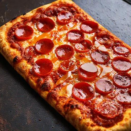 Pepperoni and Hot Honey Detroit-Style Pizza