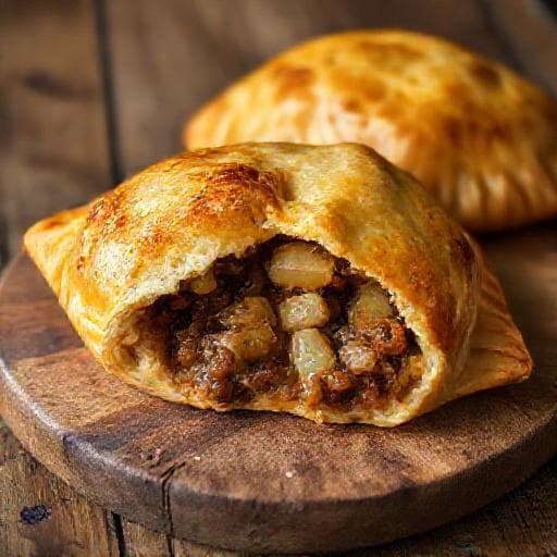 Cornish Pasty with a Cheddar Crust