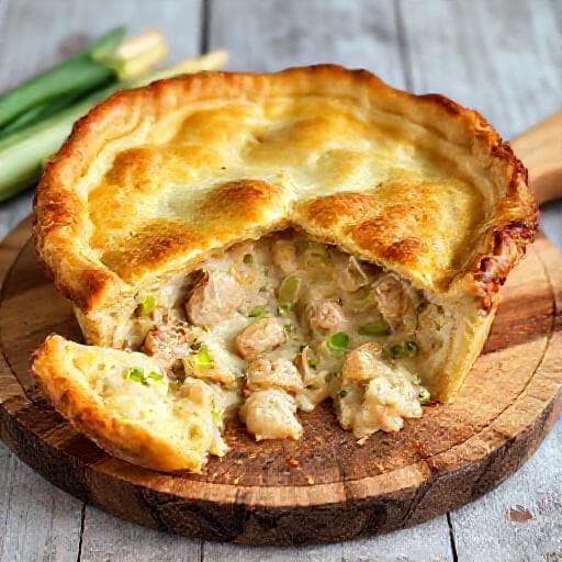 Classic Chicken and Leek Pie