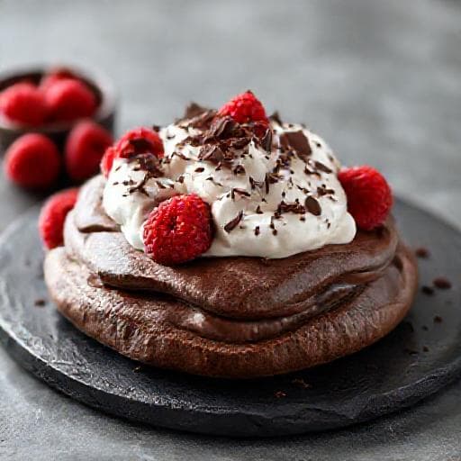 Quick Chocolate Pavlova