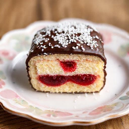 Raspberry Lamington Twist