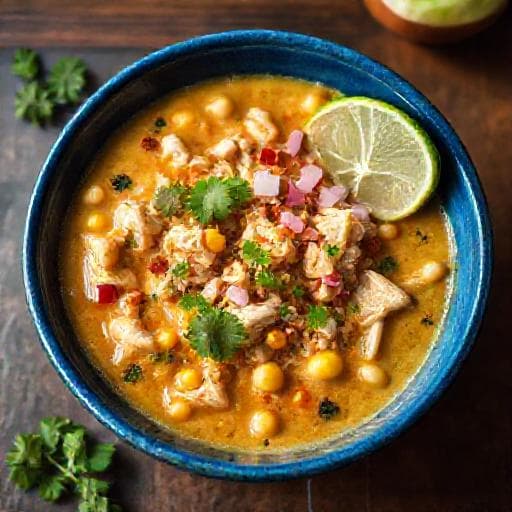 Southwestern White Chicken Chili