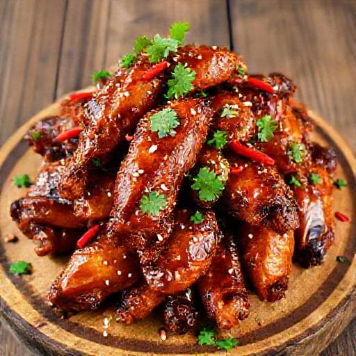 Korean-Inspired Honey Garlic Chicken Wings