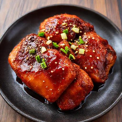 Spicy Gochujang Air Fryer Chicken Thighs