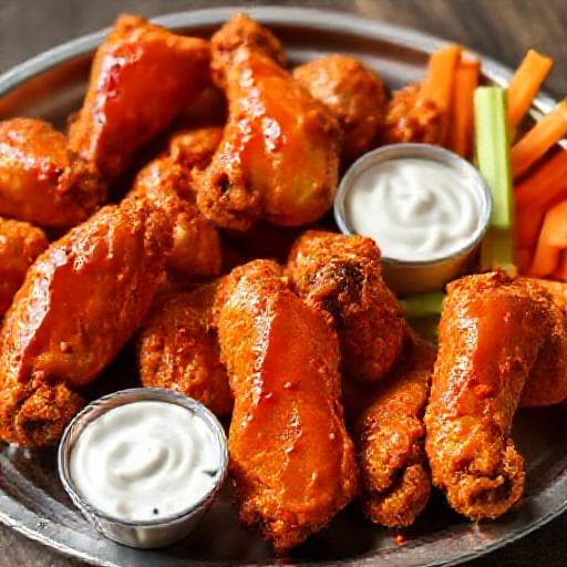 Spicy Buffalo Air Fryer Chicken Wings