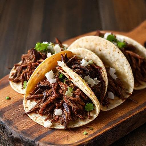 Smoked Beef Barbacoa Tacos