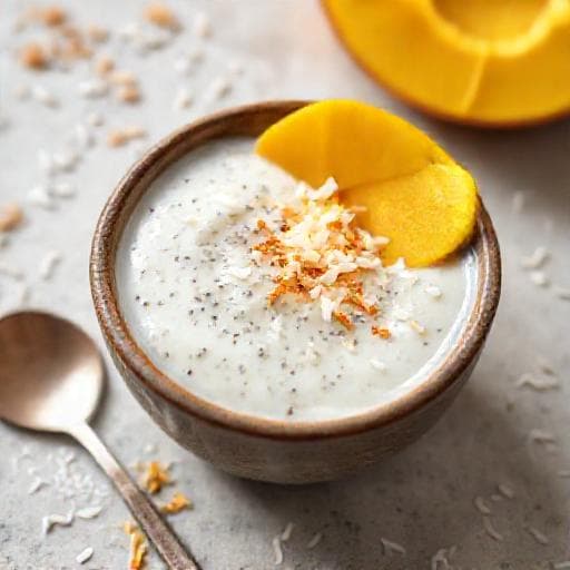 Quick Coconut Chia Pudding