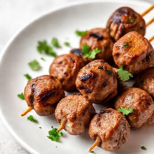 Quick Lamb Kofta Skewers