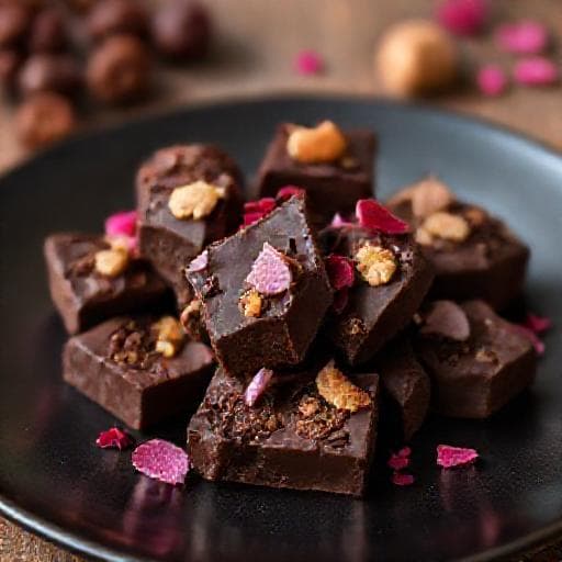 Spiced Dubai Chocolate with Rosewater