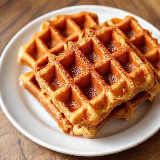 Traditional Belgian Liege Waffles