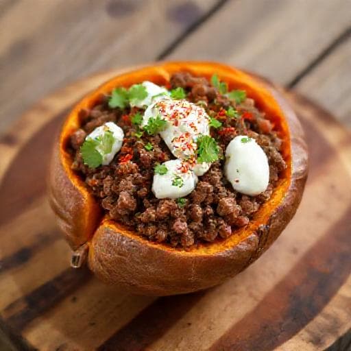 Κλασικό Μπολ Γλυκοπατάτας με Κιμά και Cottage Cheese
