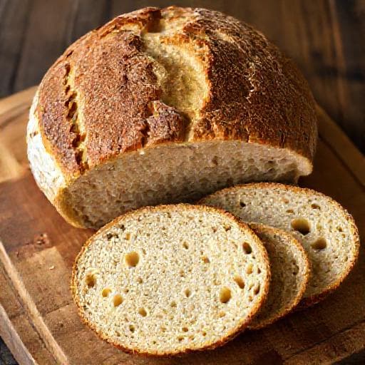 Γρήγορο Ψωμί με Προζύμι (No-Knead)