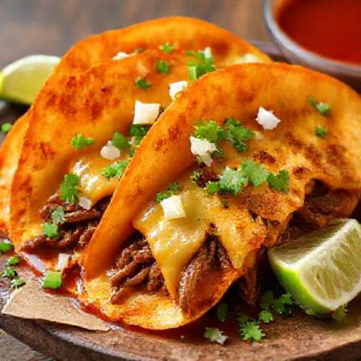 Birria Tacos με Τυρί (Quesabirria)