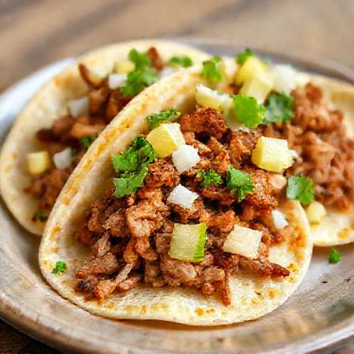 Γρήγορα Tacos al Pastor (Στο Τηγάνι)