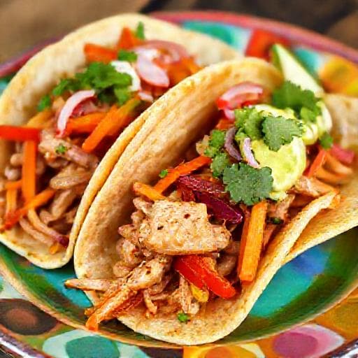 Tacos al Pastor με Κοτόπουλο και Πιπεριά