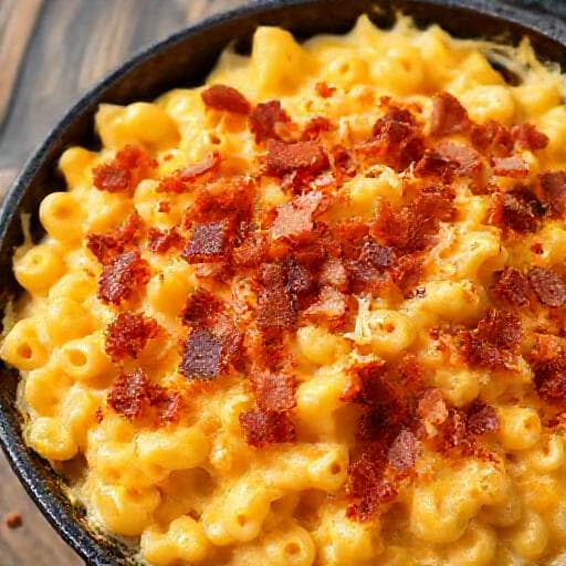 Μακαρόνια με Τυρί και Μπέικον (Mac and Cheese with Bacon)