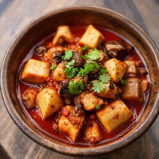 Μάπο Τόφου με Μανιτάρια (Χορτοφαγική/Vegan)