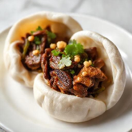 Κλασικά Bao με Χοιρινό (Gua Bao)