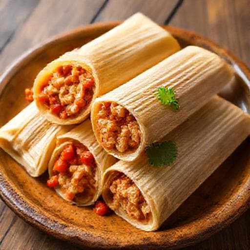 Tamales de Pollo Tradicionales