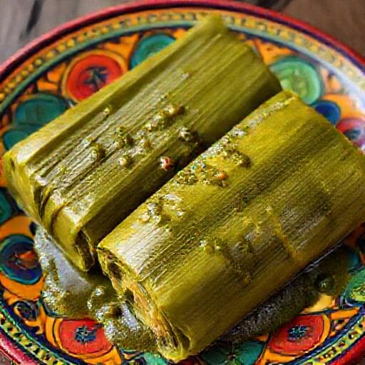 Tamales Oaxaqueños de Mole Verde