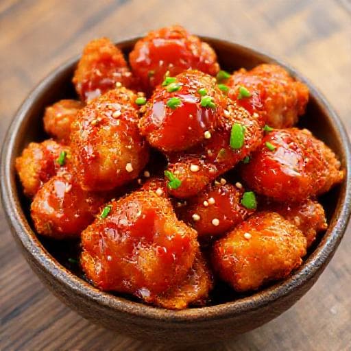 Pollo Glaseado con Miel y Chile Coreano (Yangnyeom Chicken Style)