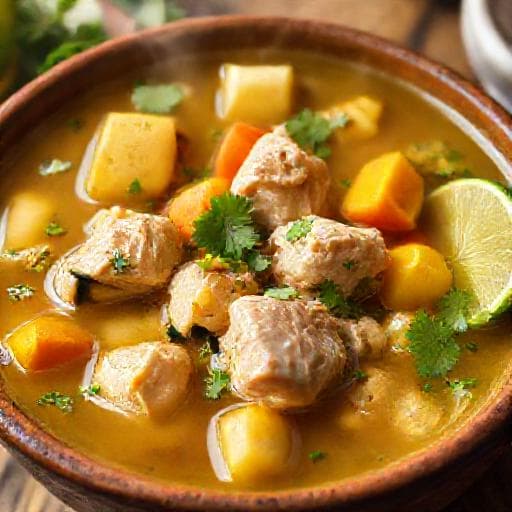 Caldo de Pollo Mexicano Tradicional
