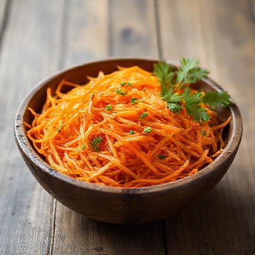 Ensalada de Zanahoria Rápida con Limón