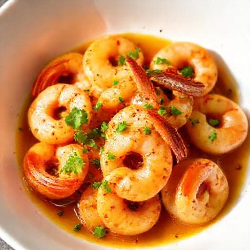 Camarones al Mojo de Ajo Express