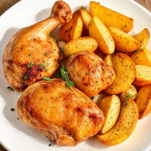 Pollo al Horno con Patatas Express