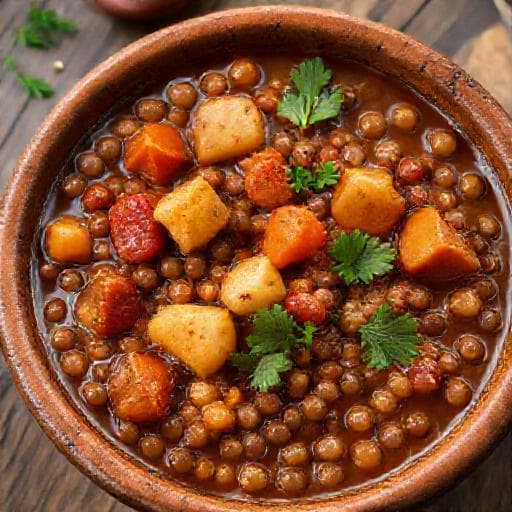 Guiso de Lentejas Argentino Tradicional