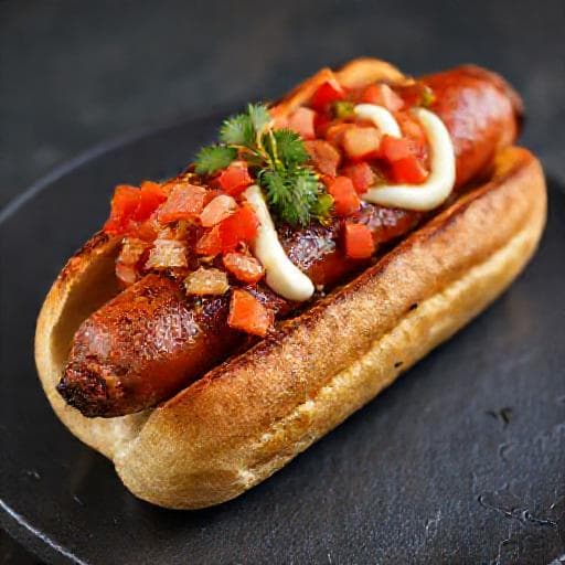 Choripán con Salsa Criolla y Alioli