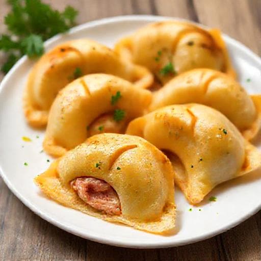 Sorrentinos Rápidos de Jamón y Queso