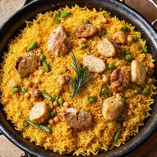 Paella Valenciana Rápida